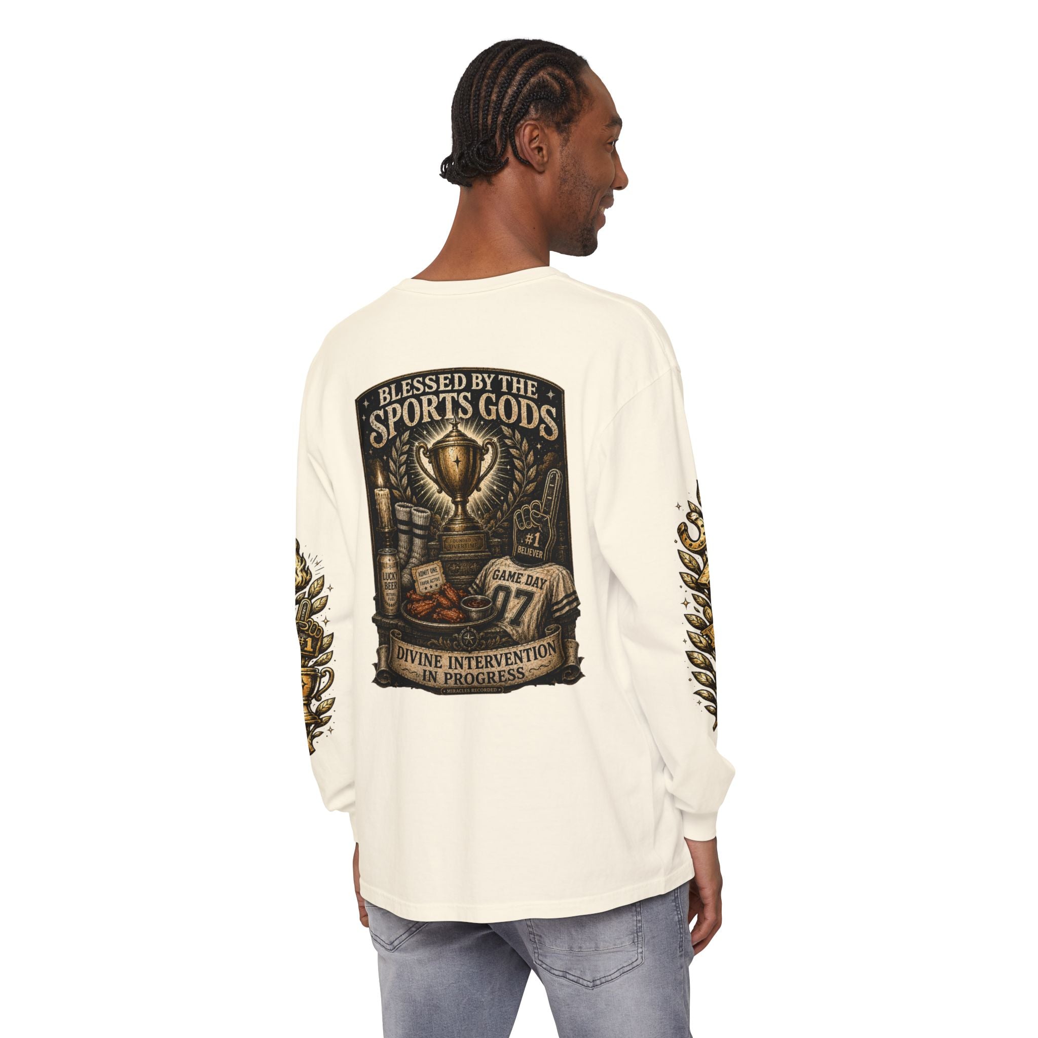 Blessed by the Sports Gods Long Sleeve Tee
