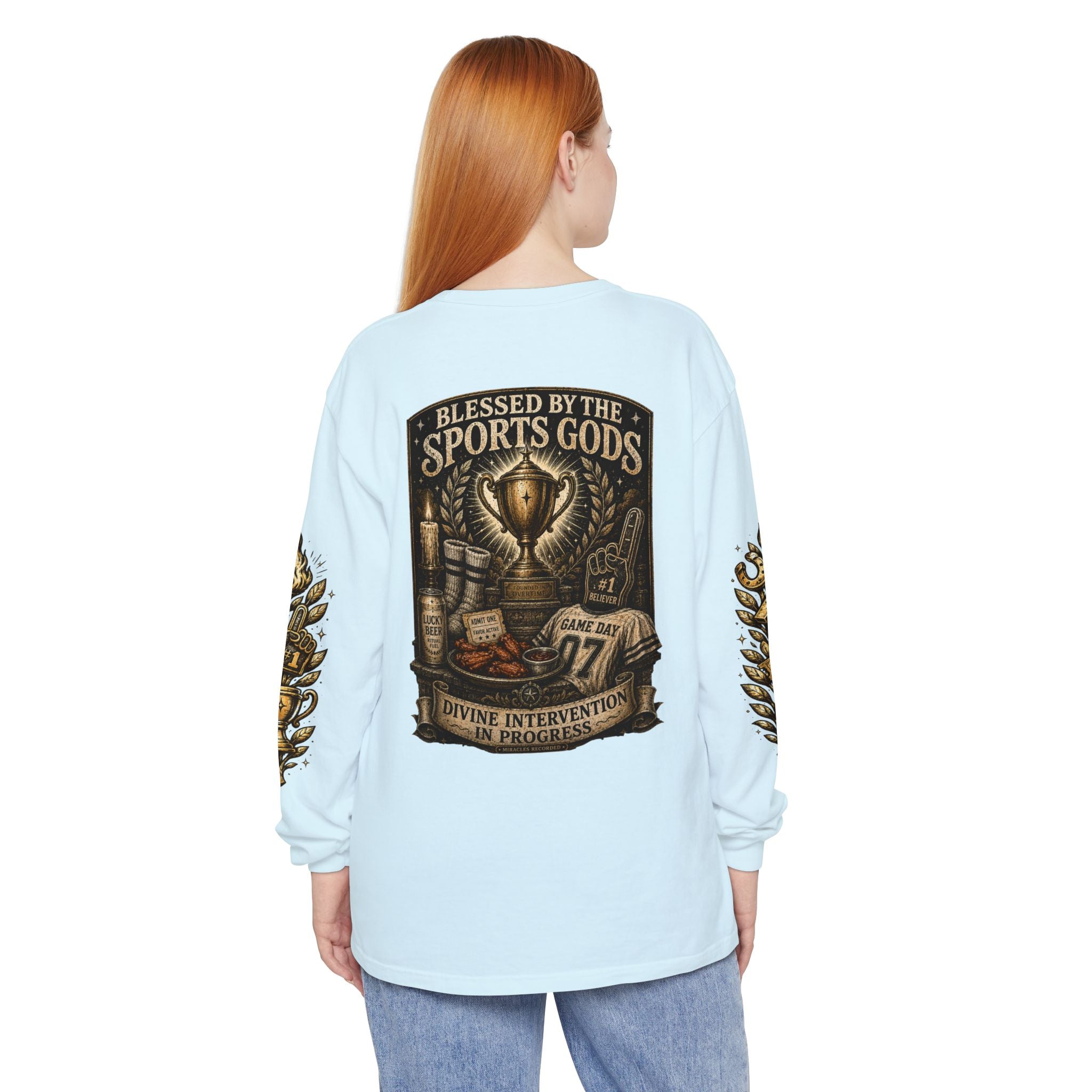 Blessed by the Sports Gods Long Sleeve Tee