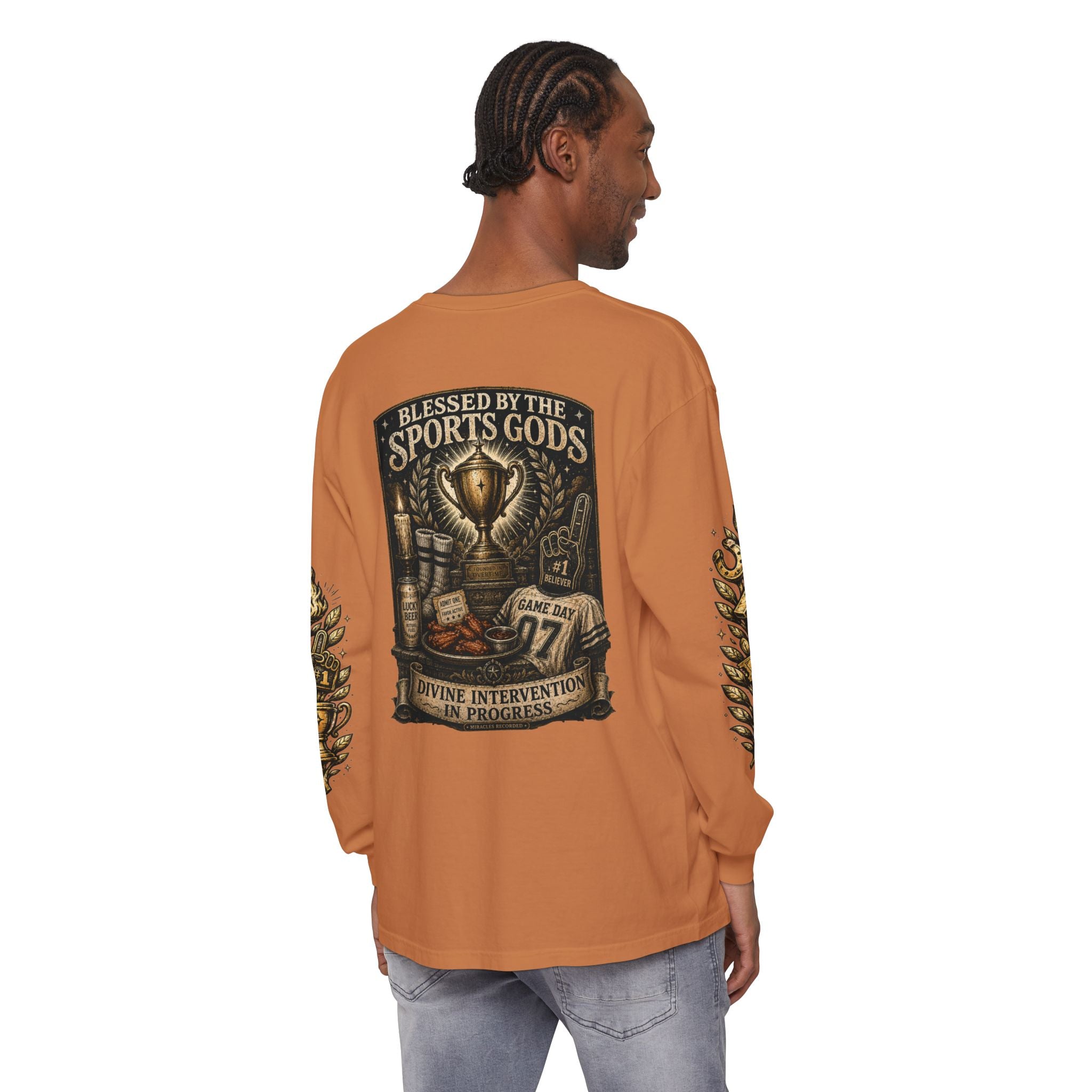 Blessed by the Sports Gods Long Sleeve Tee