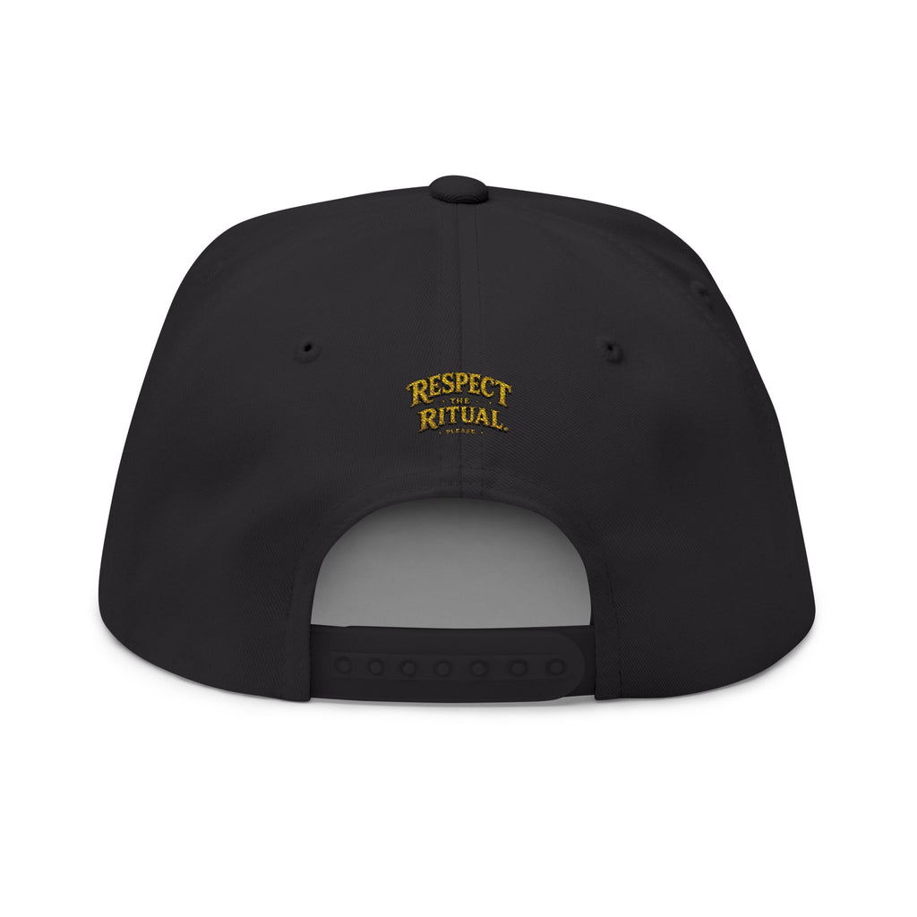 Lucky Game Day Flat Bill Cap — Sports Superstition Embroidered Hat
