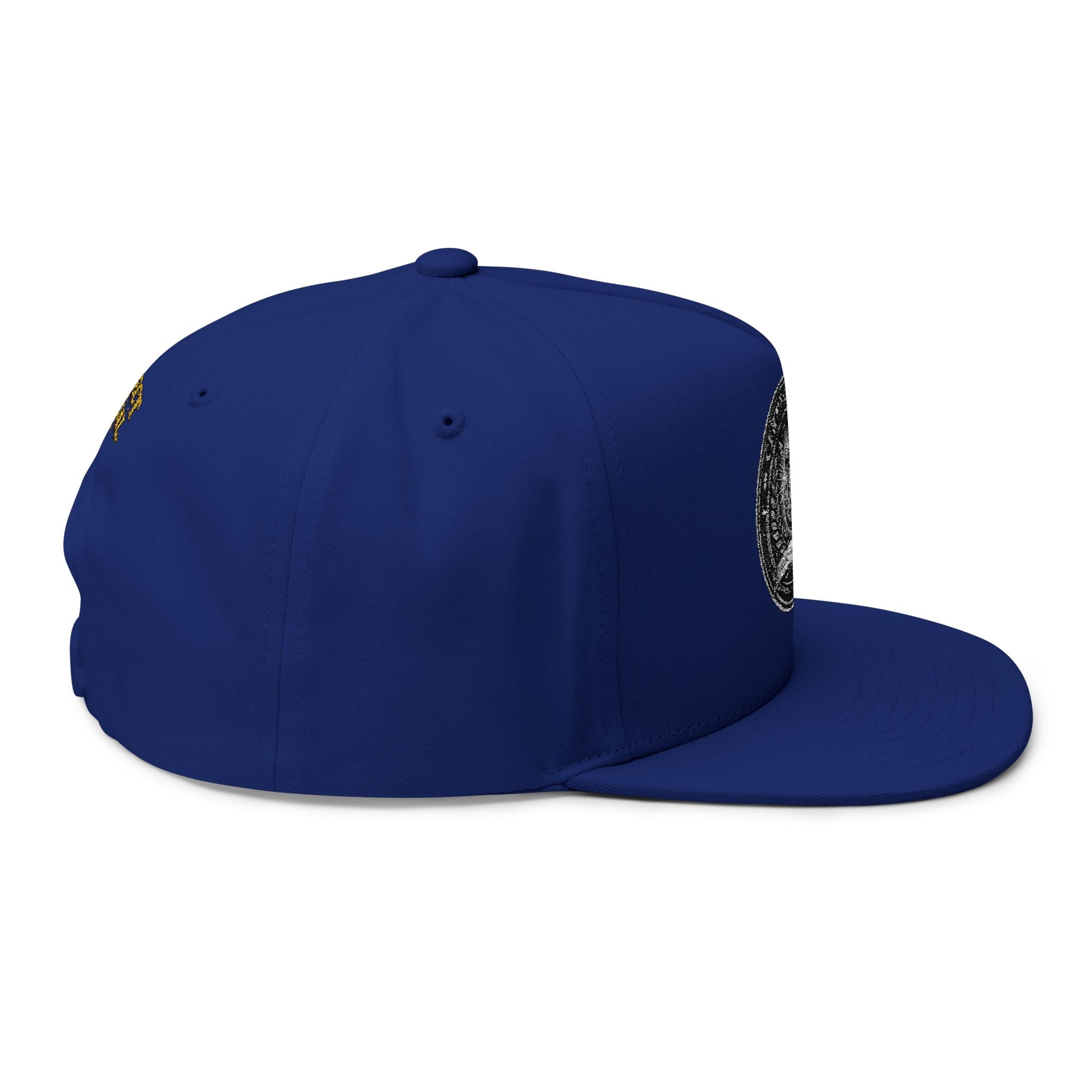 Lucky Game Day Flat Bill Cap — Sports Superstition Embroidered Hat