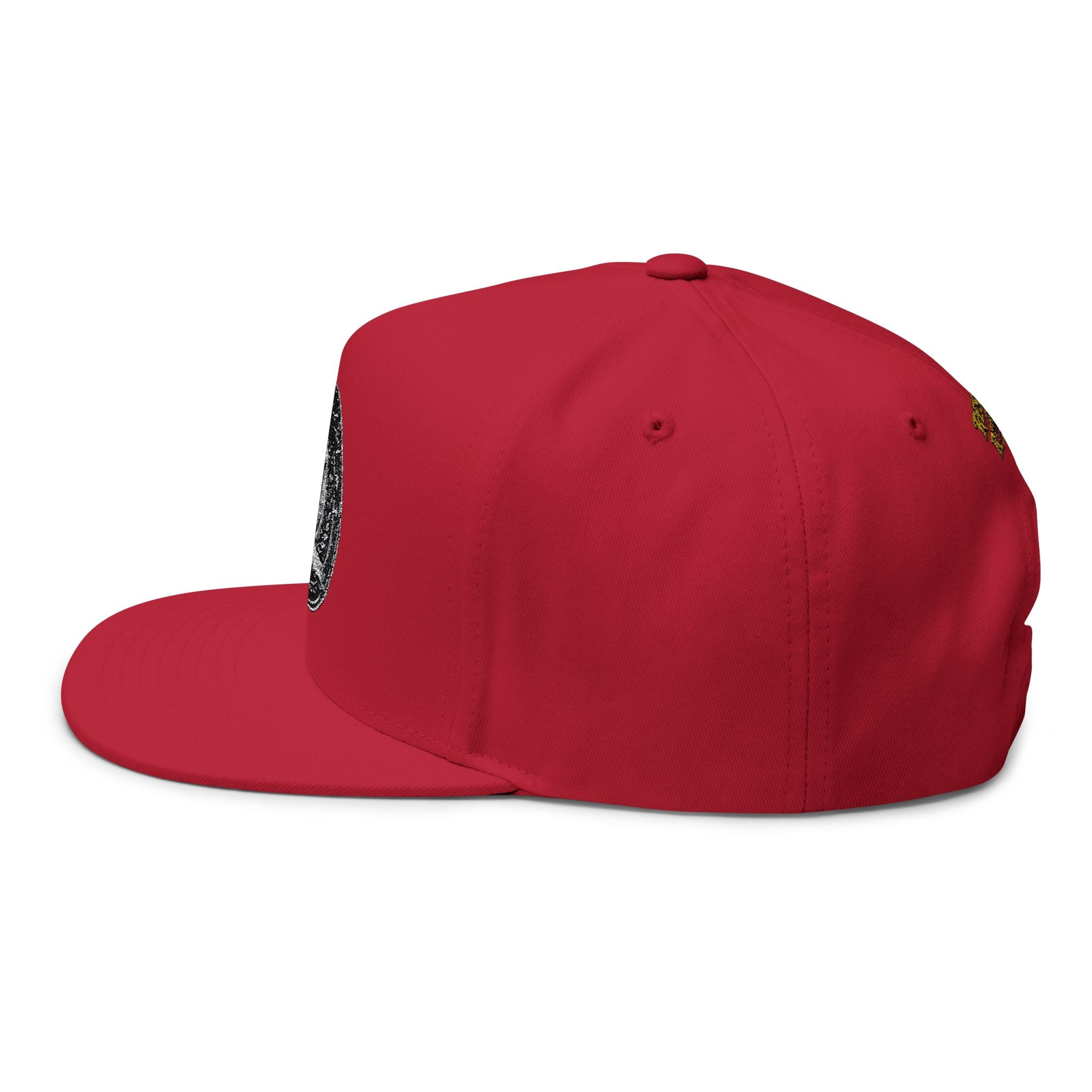 Lucky Game Day Flat Bill Cap — Sports Superstition Embroidered Hat