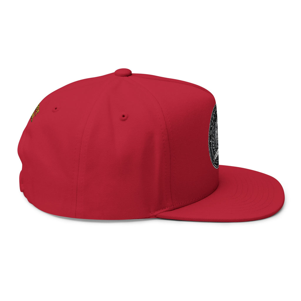 Lucky Game Day Flat Bill Cap — Sports Superstition Embroidered Hat