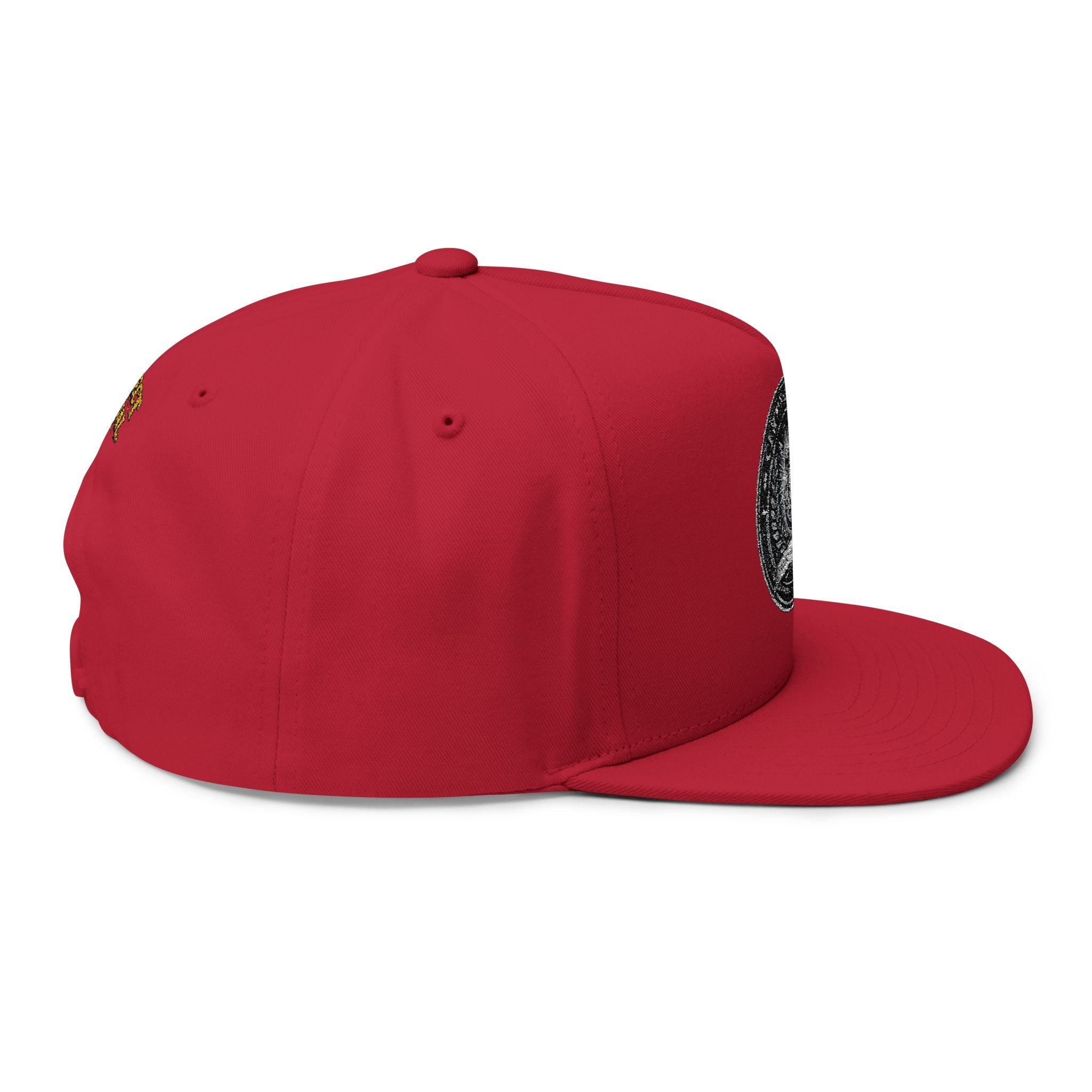Lucky Game Day Flat Bill Cap — Sports Superstition Embroidered Hat