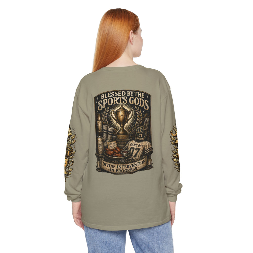 Blessed by the Sports Gods Long Sleeve Tee