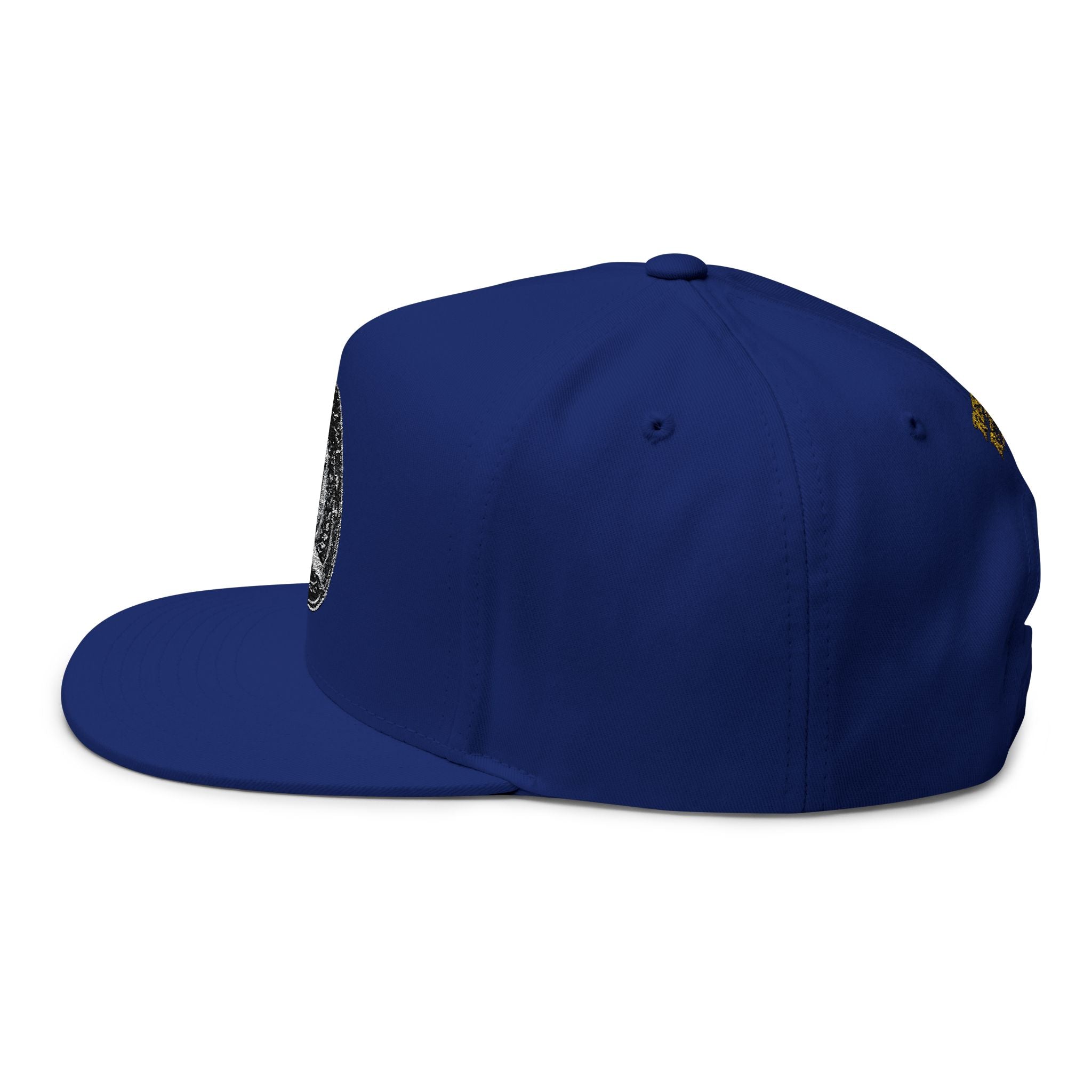 Lucky Game Day Flat Bill Cap — Sports Superstition Embroidered Hat
