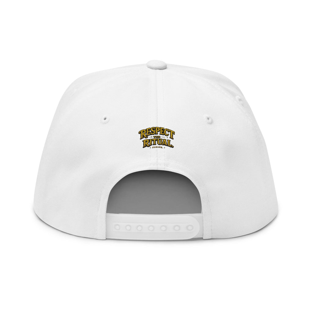 Lucky Game Day Flat Bill Cap — Sports Superstition Embroidered Hat