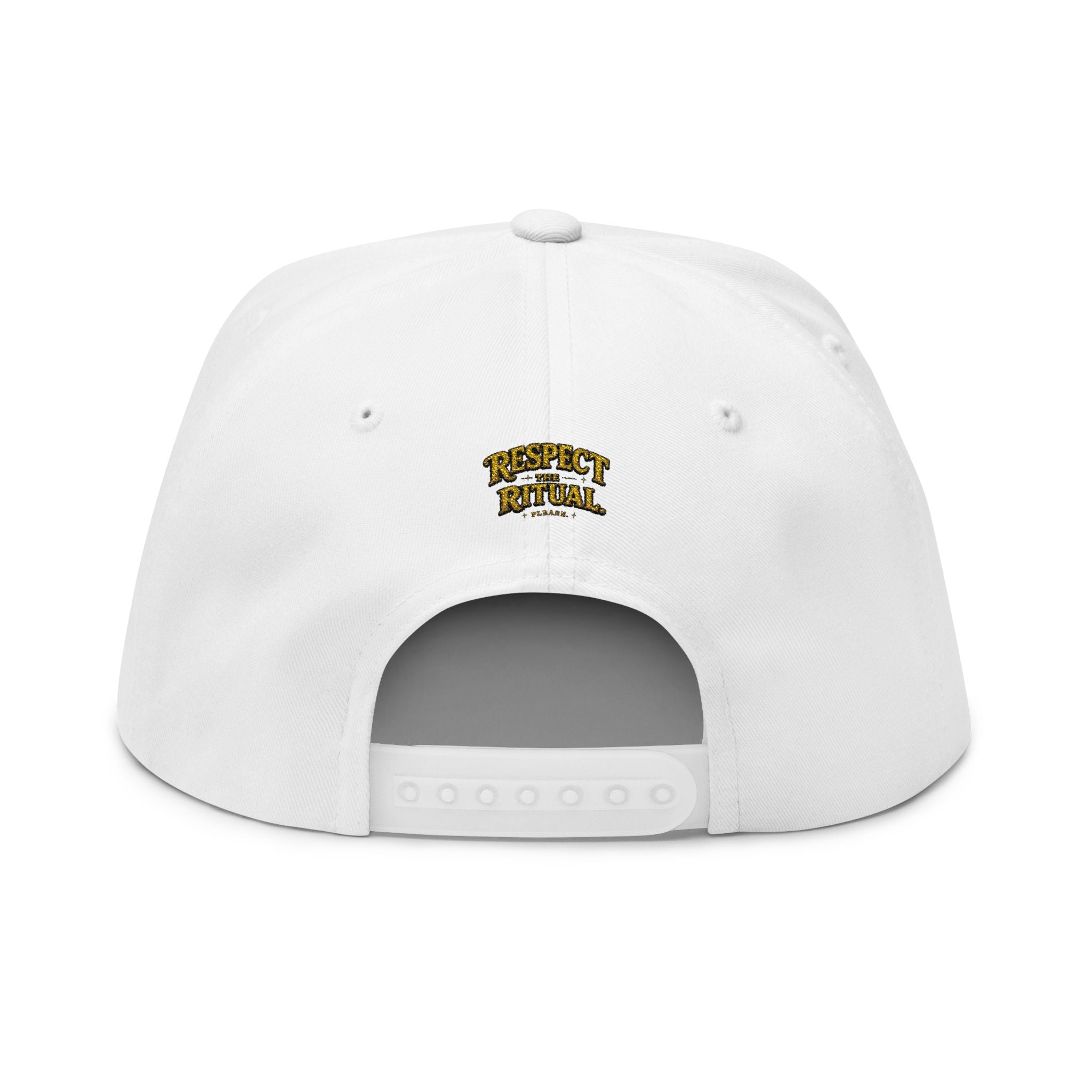 Lucky Game Day Flat Bill Cap — Sports Superstition Embroidered Hat