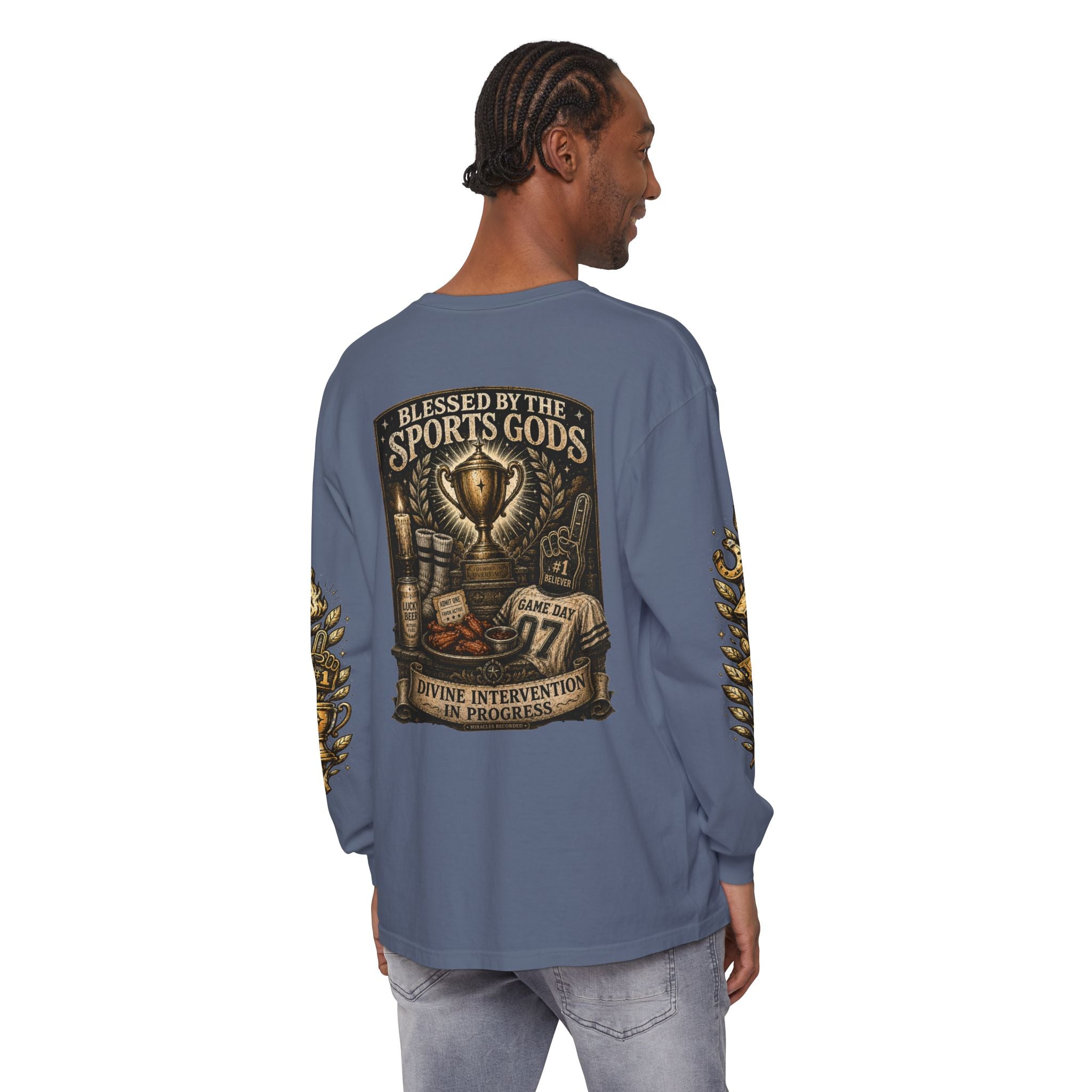 Blessed by the Sports Gods Long Sleeve Tee