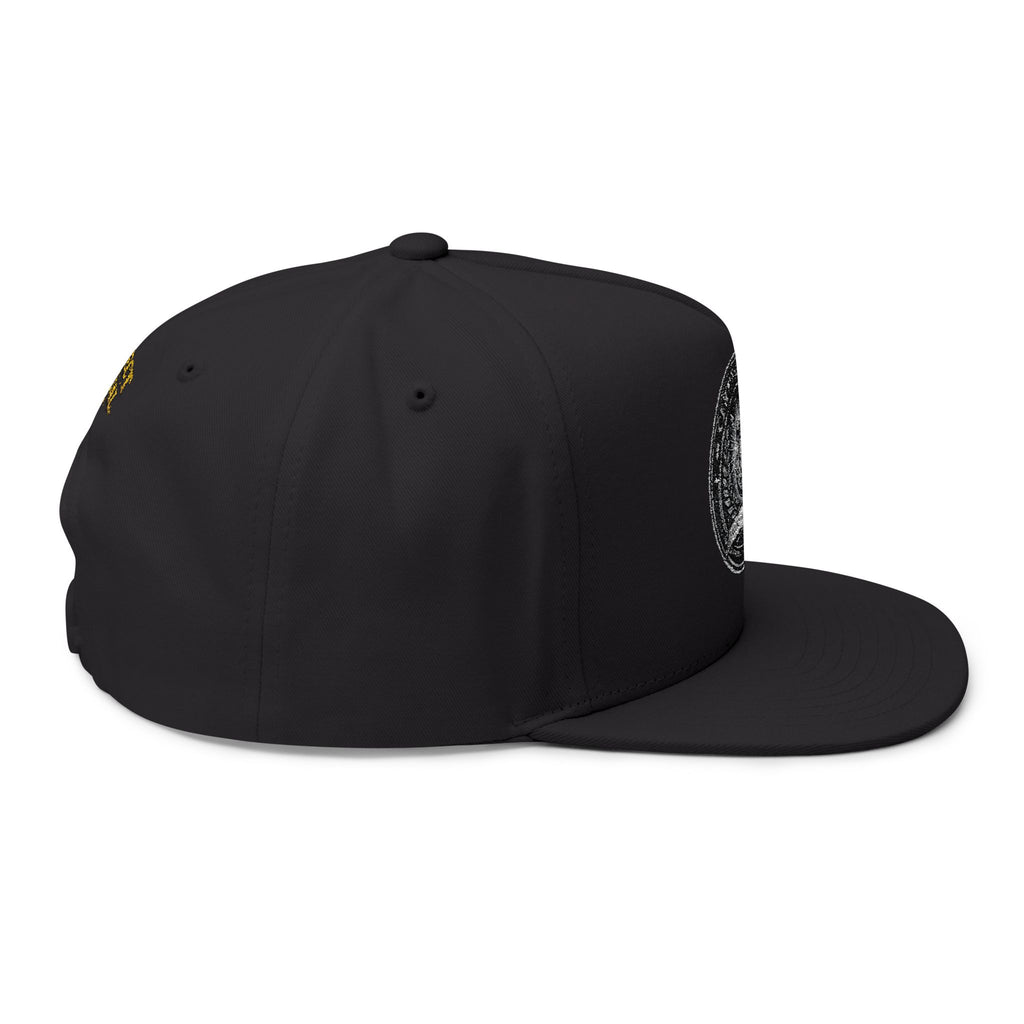 Lucky Game Day Flat Bill Cap — Sports Superstition Embroidered Hat