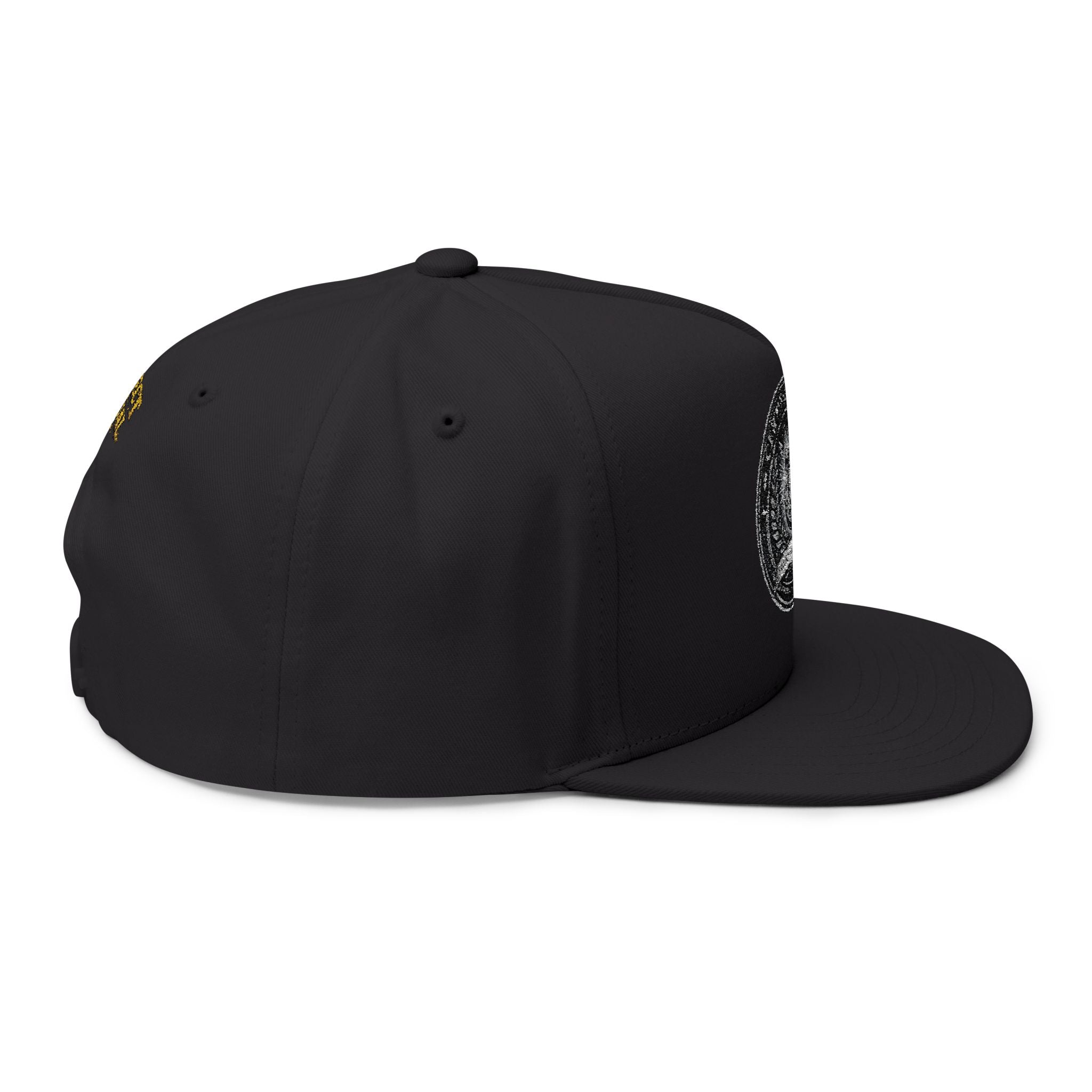 Lucky Game Day Flat Bill Cap — Sports Superstition Embroidered Hat