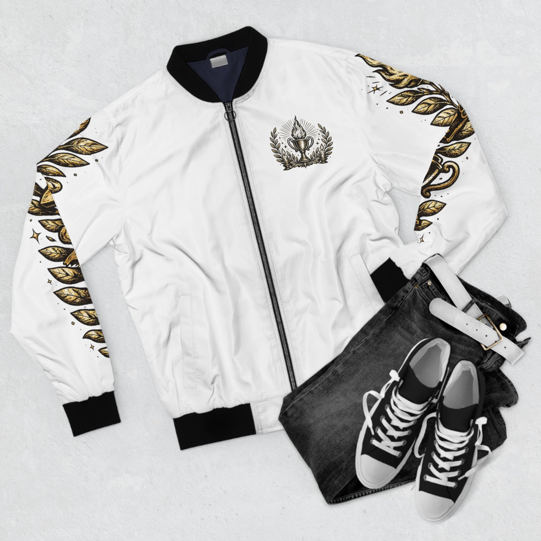 Respect the Ritual. Please. Men's Bomber Jacket (AOP)