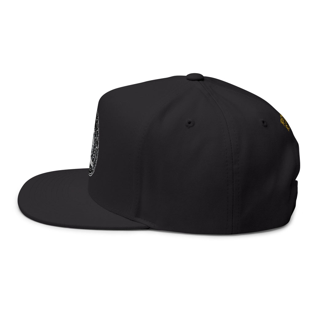 Lucky Game Day Flat Bill Cap — Sports Superstition Embroidered Hat