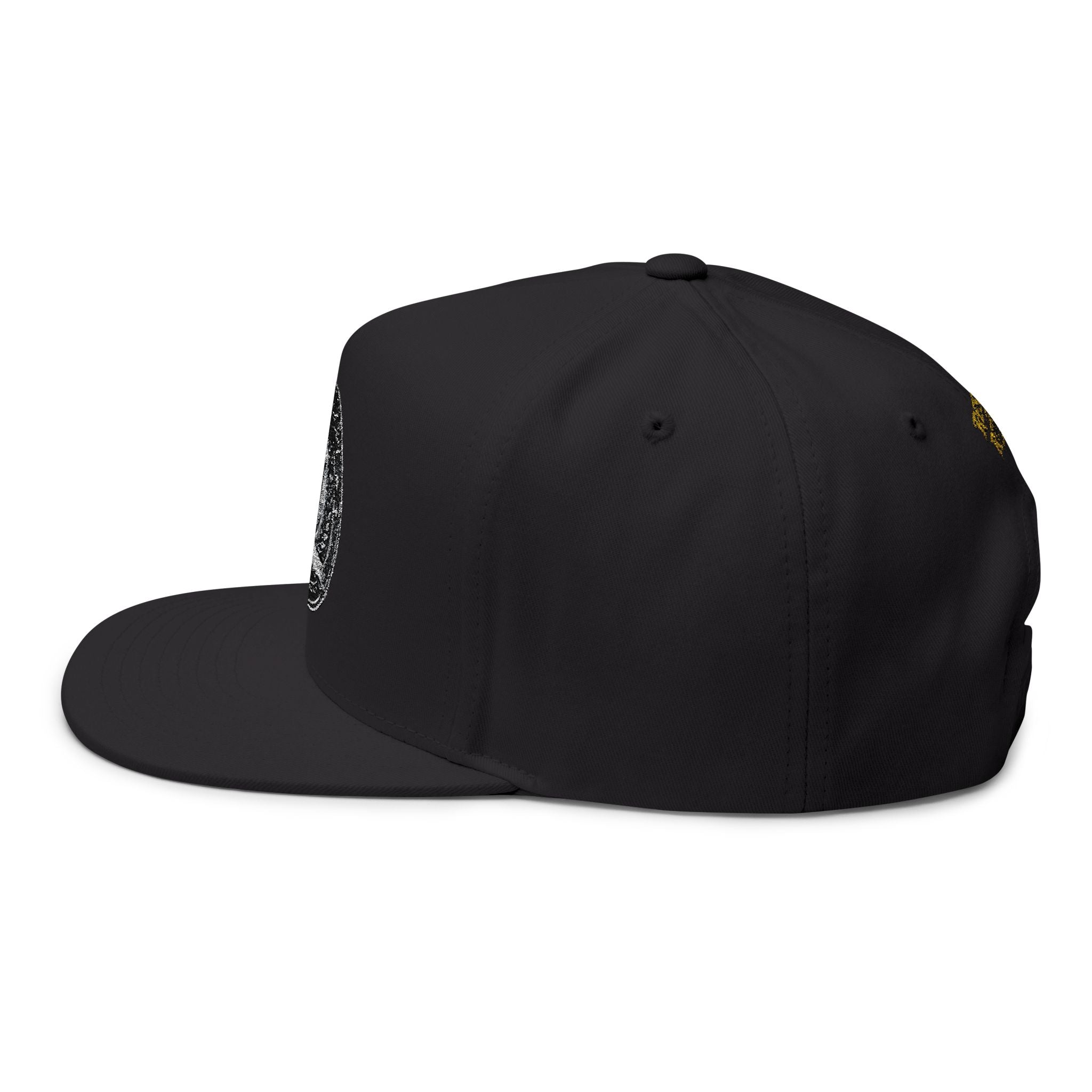 Lucky Game Day Flat Bill Cap — Sports Superstition Embroidered Hat