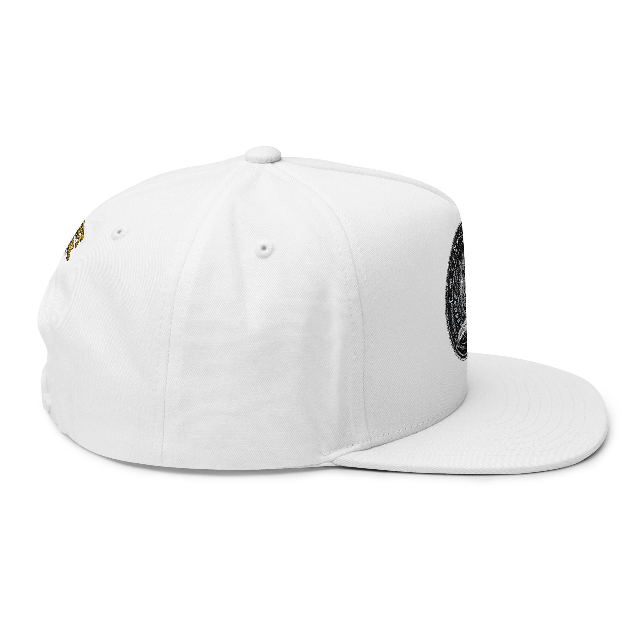 Lucky Game Day Flat Bill Cap — Sports Superstition Embroidered Hat