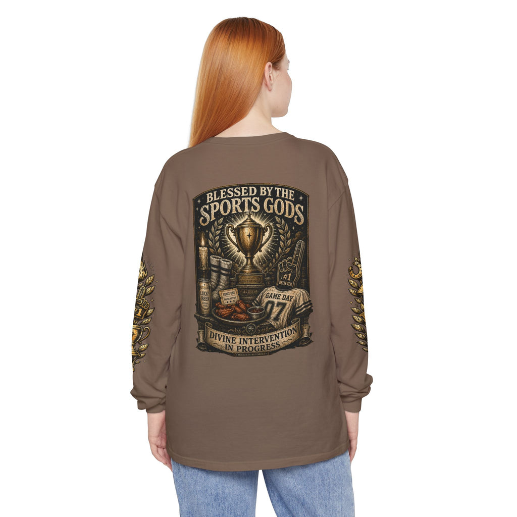 Blessed by the Sports Gods Long Sleeve Tee