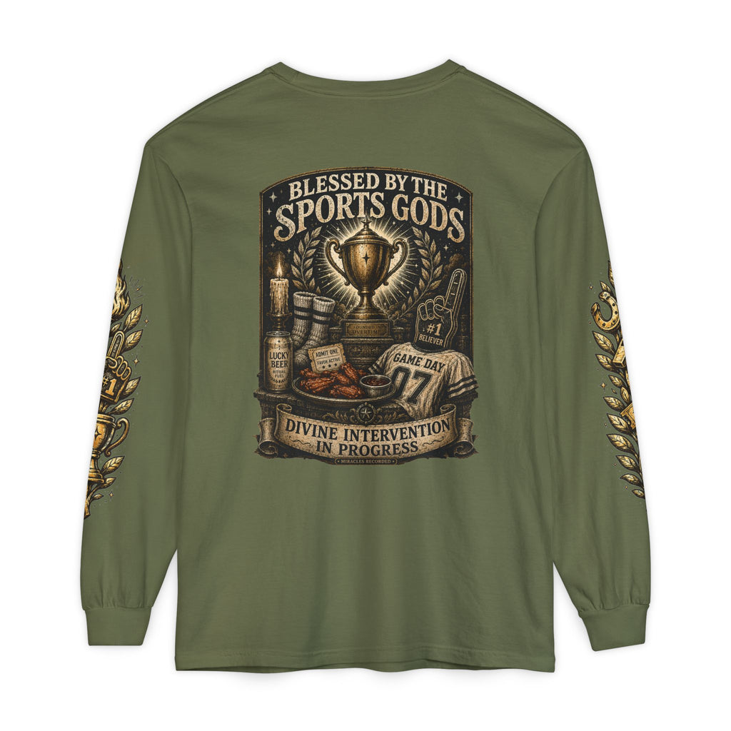 Blessed by the Sports Gods Long Sleeve Tee