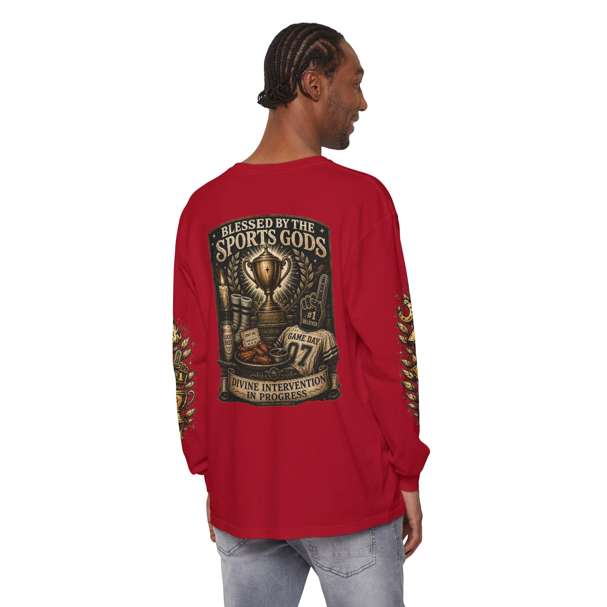 Blessed by the Sports Gods Long Sleeve Tee