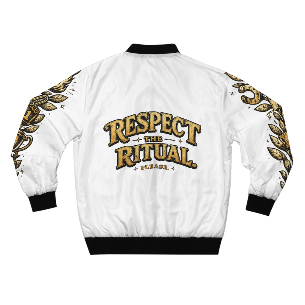Respect the Ritual. Please. Men's Bomber Jacket (AOP)
