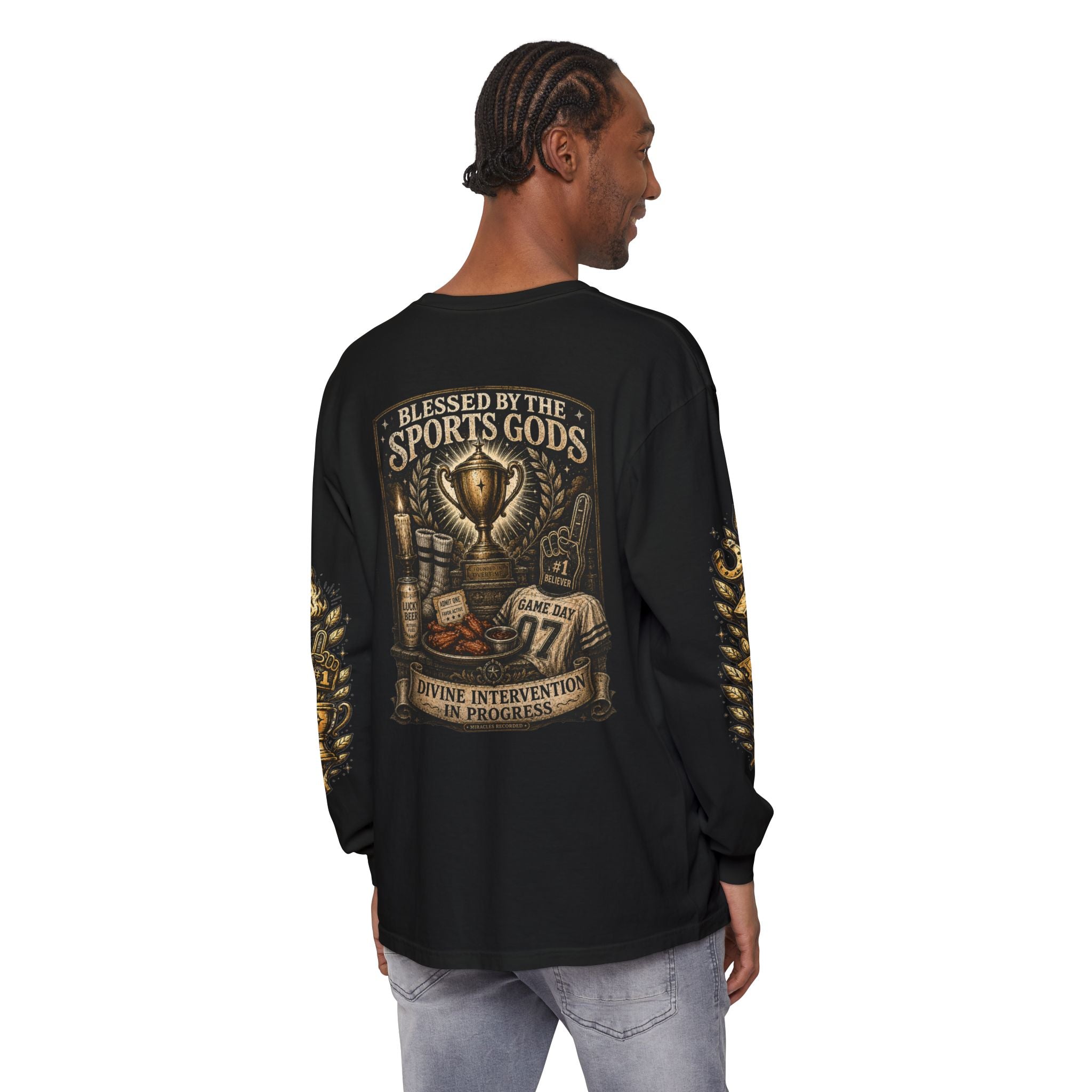 Blessed by the Sports Gods Long Sleeve Tee